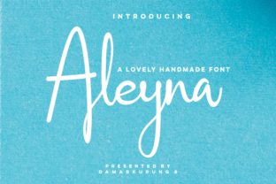 Aleyna Font Review: A Handwritten Typeface for Makers and Web Designers