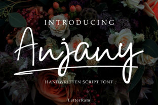 Anjany: A Modern Script Font with Editorial Appeal