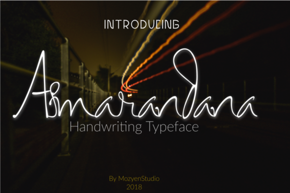 Asmarandana: A Handwritten Font That Feels Like a Signature