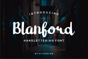 Blanford: A Bold Handwritten Font