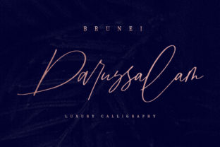 Brunei Darussalam: A Handwritten Script Font for Crafters