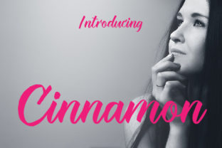 Cinnamon Brings Feminine Elegance to Modern Marketing Typeface