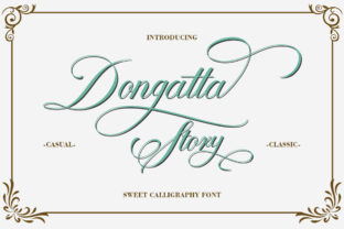 Dongatta Story: A Stylish Script Font