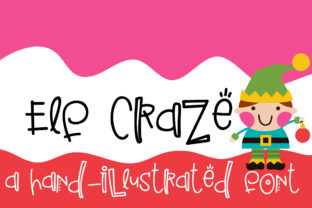 Elf Craze: A Whimsical Hand-Illustrated Font for Editorial Design