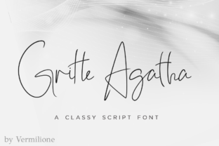Gritte Agata: A Script Font That Elevates Any Brand Identity
