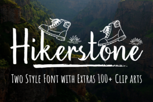 Hikerstone Family: A Natural Display Font for Editorial Design