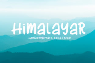Himalayar Font Review: A Handwritten Typeface for Handmade Products