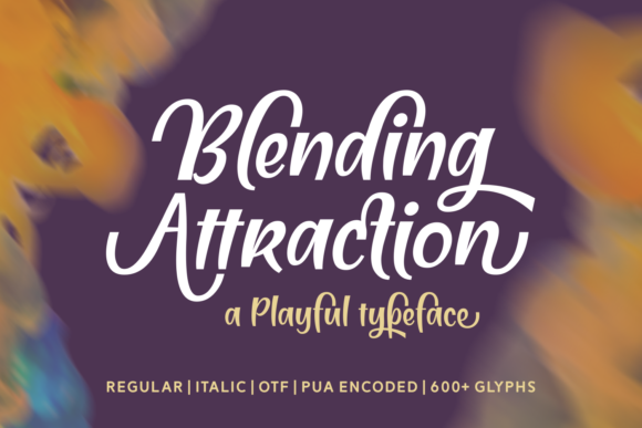 How Blending Attraction Became My Go-To Script Font for Web Headers