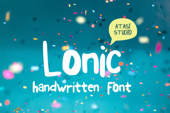 Lonic: A Handwritten Font for Warm Editorial Design