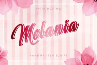 Melania Font: A Handwritten Script for Cohesive Editorial Design