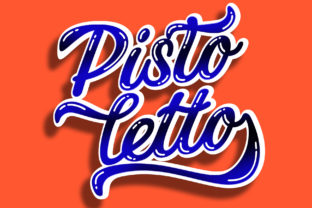 Pistoletto: A Readable Script Font for Handmade Products