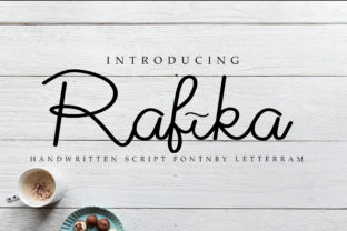 Rafika: A Fresh Script Font for Handmade Products