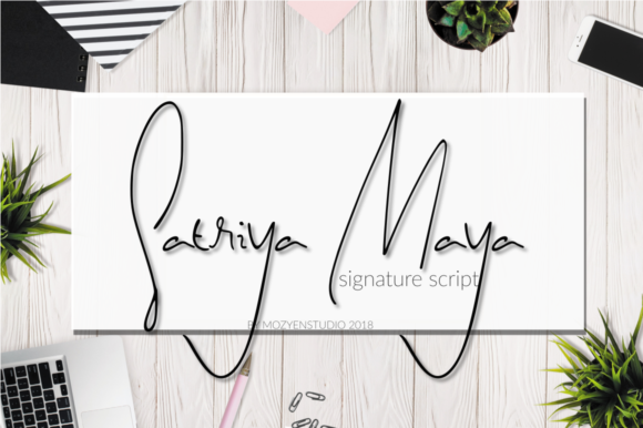Satriya Maya: A Handwritten Font for Digital Brand Storytelling
