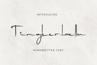 Tingkerbella: A Handwritten Script Font for Marketers